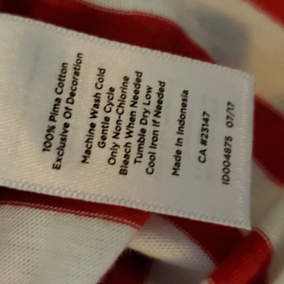 Talbots Pima Cotton Boatneck Tee SZ MD - Picture 7 of 7